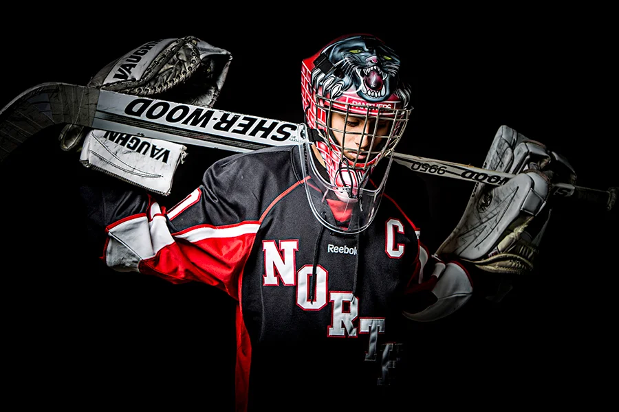 Studio portrait session